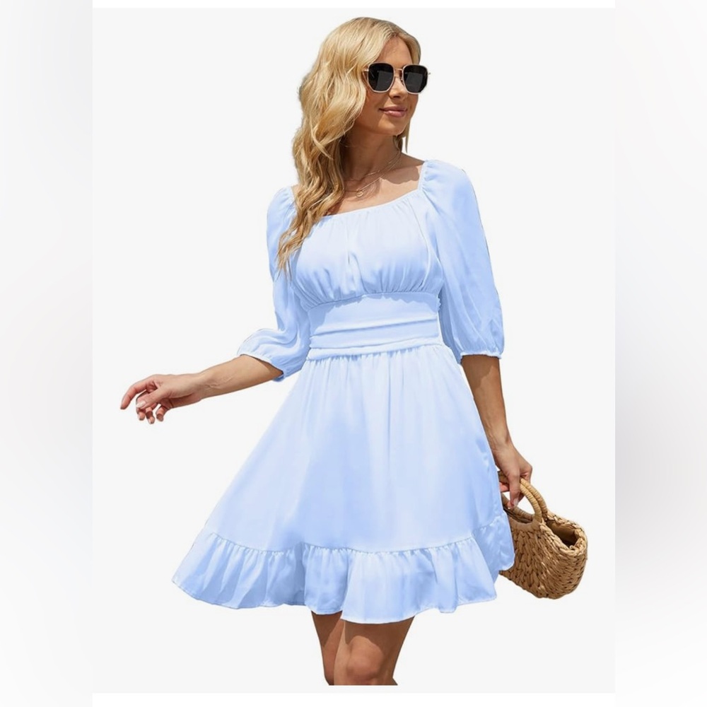 NEW Amazon Light Blue Dress